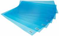 Amazon Brand - Solimo PVC Fridge Multipurpose Mat, Set of 6, Blue