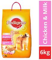 Pedigree Puppy Dry Dog Food, Chicken & Milk, 6kg Pack