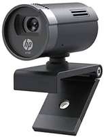 HP w100 480p/30 Fps Webcam, Built-in Mic, Plug and Play, Wide-Angle View for Video Calling, Skype, Zoom, Microsoft Teams