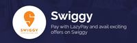 30% Cashback upto Rs 150 on first transaction on Swiggy via LazyPay
