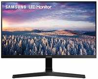 Samsung 24 inch (60.4 cm) IPS, 3 Side Bezel Less Flat LED Monitor (Dark Blue Gray) 75 Hz 