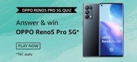 Amazon OPPO RENO5 PRO 5G QUIZ Answer & win OPPO Reno5 Pro 5G