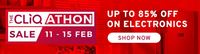 The Cliq Athon Sale | Upto 85% off on Electronics, Fashion & More + 10% off via HDFC Bank Offer Till 15 Feb