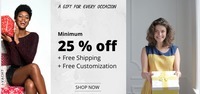 Free Name customisation on all products, upto 82% off