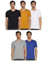 PACK OF5 -  Amazon Brand - Symbol Men's Regular Fit T-Shirt 
