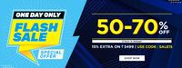 Lifestyle FLASH Sale - Flat 50% To 70% Off On Clothing And Accessories + Extra 15% Off 