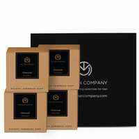 The Man Company Chaar-Cool Bars - Charcoal Soap Bar Set Of 4