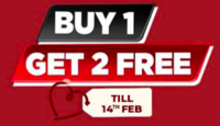 Brand Factory Buy 1 Get 2 Free Sale [Till Midnight]