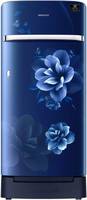 Samsung 198 L Direct Cool Single Door 4 Star (2020) Refrigerator with Base Drawer  (Camellia Blue, RR21T2H2XCU/HL)