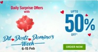 Domino's Get Free Garlic Bread On Your Next Order Of Min ₹300