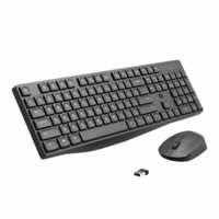 HP CS10 Wireless Multi-Device Keyboard and Mouse Combo (Black) (7YA13PA)
