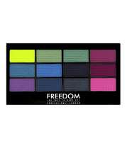 Freedom Makeup London Professional Eyeshadow, 12 Chasing Rainbows, 12g

