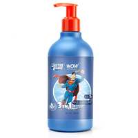 WOW Skin Science Kids 3 in 1 Wash - Shampoo + Conditioner + Body Wash - Blue Guardian Superman Edition - No Parabens, Color, Mineral Oil, Silicones & Sulphate, 300 ml

