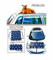 Flat 50% off Rideit Car Protection Cover for Monkey and Dog - Universal Use for All Car (Top Size 72inch x 45 inch & Bonnet Size 60 inch x 36 inch)

