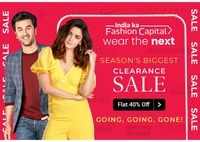 10% Instant Discount with ICICI Bank Credit and Debit Cards  in the Fashion category (Every Wed)