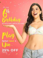 Clovia 6th Birthday Sale Upto 70% Off + Free Gift On Every Order + Extra 25% Off by Playing game
