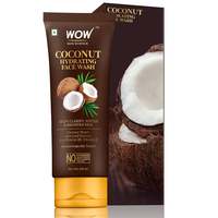 WOW Skin Science Coconut Hydrating Face Wash with Coconut Water, Aloe Leaf Extract - For Clarifying, Softening & Brightening Skin - For Dry/Normal Skin - No Parabens, Sulphate, Silicones & Color - 100 ml 