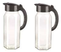 SignoraWare Radiant Glass Water Jug, 1.5 Litre, Set of 2, Multicolour

