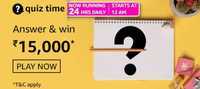 Amazon Quiz Time Answers For 19th February Answer And Win ₹15000 (2 Winners)