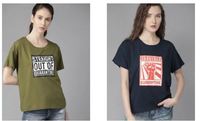Mast & Harbour, Roadster & More Brands Flat 70% off on T shirts
