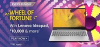 Amazon Wheel of fortune win lenovo IdeaPad, 10000 and more*