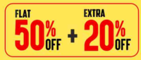 Brand Factory Steal Sale Flat 50% Off + Extra 20% Off (till 24th Feb only)