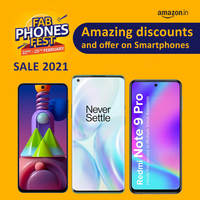 Amazon Fab Phone Fest Sale 2021: Get Amazing discount and offer on Smartphones.