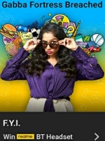 Flipkart FYI For Your Information E39 Gabba Fortress Breached Win realme bluetooth headset 1 winner, GVs and SCs