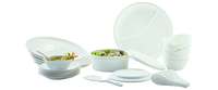 Signoraware Dinner Special Dinner Set, 28-Pieces, White

