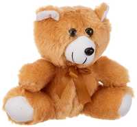 Webby Brown Soft Teddy Bear Stuffed Toy, 18cm