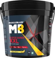 MuscleBlaze Super Gainer XXL, 11 lb, Banana