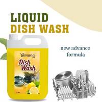 yamuna fb 5 LTR Non Acidic lemon dish wash Liquid Detergent (5 ltr) Dish Cleaning Gel