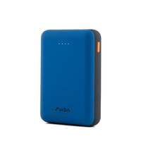 URBN 10000 mAh Li-Polymer Ultra Compact Power Bank with 12W Fast Charge (Bright Blue)