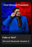 Flipkart Video Presents Fake or Not - 25th Feb 2021 - Win Boat Bluetooth Headset, gift vouchers, supercoins