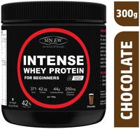 Sinew Nutrition Intense Whey Protein for Beginner's With Digestive Enzymes Protein Supplement - Chocolate Flavour 300 g 