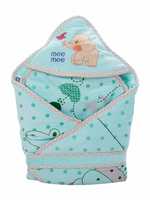 Mee Mee Cozy Cocoon Baby Wrapper with Hood (Green)