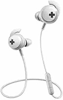 Lowest - Philips SHB4305WT BASS+ Wireless Bluetooth Headphones with 6 Hour Play Time, 12.2 mm Drivers, Wing Tips and Built-in Mic with Echo Cancellation (White)