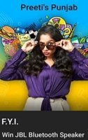 FYI For Your Information Episode 45- Preeti's Punjab Win JBL Bluetooth Speaker 1 winner, gvs and scs