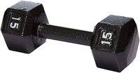 AmazonBasics Cast Iron Hexagon Dumbbell