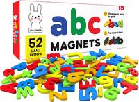 PLAY POCO ABC Magnets Small Letters - 52 Magnetic Letters 