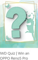 Amazon IWD International Women's Day Quiz Answer and Win Oppo Reno 5 Pro (1 winner)
