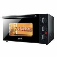 Inalsa Oven Chefs Club 30BKRC OTG (30L) -1500W with Rotisserie & Convention| Double Glass Door| Temperature & Timer Selection, 5 Cooking Modes, (Black)