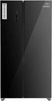 MarQ by Flipkart 563 L Frost Free Side by Side Refrigerator (Black Glass, 563GSMQBG)