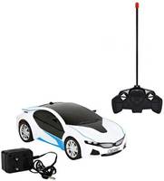Jasan Rechargeable RC BMW Scale Remote controlled Car With 3d Light White  (White)