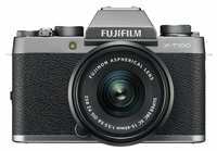 Fujifilm X-T100 24.2 MP Mirrorless Camera with XC 15-45 mm Lens (APS-C Sensor, Electronic Viewfinder, Face/Eye Detection, 3" 3-Way Tilt Touchscreen, 4K Video Vlogging, Film Simulations) - Dark Silver