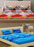 (Pack of 2) Double Bedsheets from Rs269