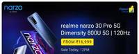Realme Narzo 30 Pro 5G + 1000 Off on Axis Bank Cards + Extra 5% Cashback on Flipkart Axis Bank Credit Card
