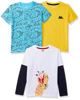 Amazon Brand - Jam & Honey Boy's Regular Fit T-Shirt (PACK OF 3_ 2 Years- 3 Years)