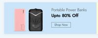 Grand Gadget Carnival - Power Banks  Upto 80% Off Starts 268