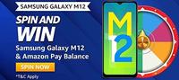 Amazon Funzone Samsung galaxy M12 spin and win samsung m12 & amazon pay balance